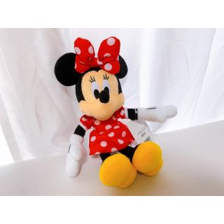 ディズニー(Disney)の【Disneyland】ミニーぬいぐるみ(ぬいぐるみ)