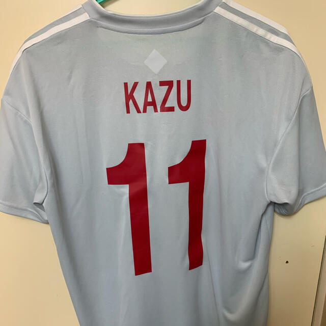 アディダス  サッカー　日本代表　ユニフォーム　KAZU  カズ