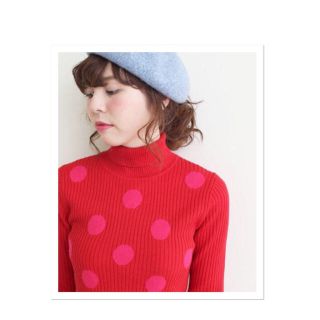 ドットアンドストライプスチャイルドウーマン(Dot&Stripes CHILDWOMAN)のna様専用 Dot and stripes ドット柄タートルネック(ニット/セーター)