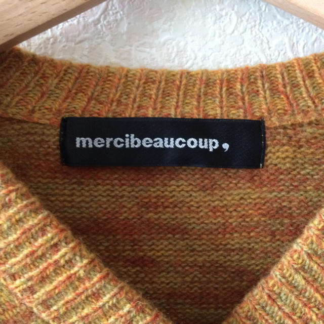 mercibeaucoup(メルシーボークー)のメルシー ミックス編みカーディガン レディースのトップス(カーディガン)の商品写真