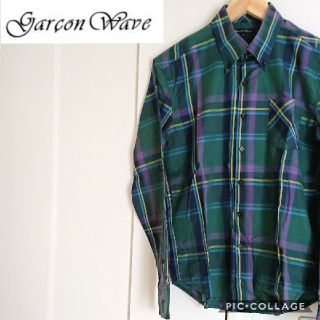 ギャルソンウェーブ(Garcon Wave)の【GARSON WAVE】◎極美品◎＊ボタンダウンチェックコットンシャツ(シャツ)