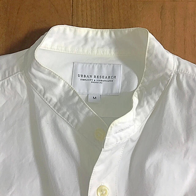 URBAN RESEARCH(アーバンリサーチ)のURBAN RESEACH 襟なしシャツ メンズのトップス(シャツ)の商品写真