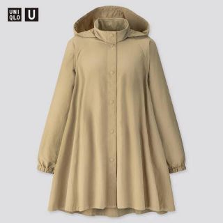 ユニクロ(UNIQLO)のユニクロユーUNIQLO UスタンドカラーAラインコートレインコートにも新品S(スプリングコート)