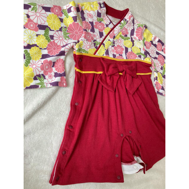 西松屋(ニシマツヤ)の♡pon♡様専用　袴ロンパース  キッズ/ベビー/マタニティのキッズ服男の子用(90cm~)(和服/着物)の商品写真