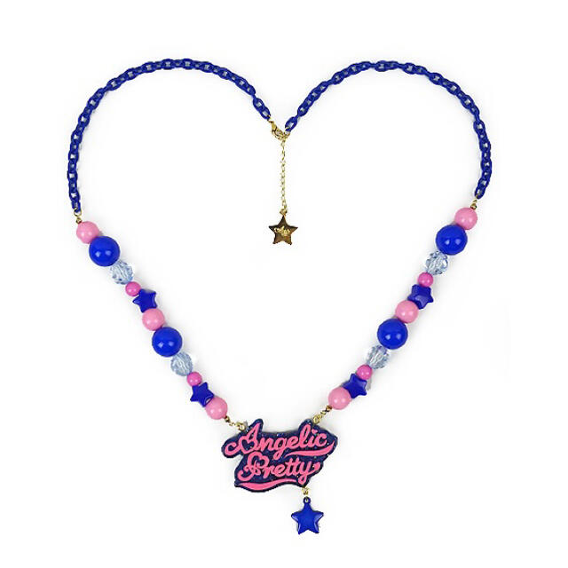 Angelic Pretty(アンジェリックプリティー)のNeonロゴネックレス レディースのアクセサリー(ネックレス)の商品写真