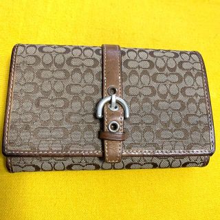 コーチ(COACH)のcoach 三つ折り財布　コンパクト(財布)