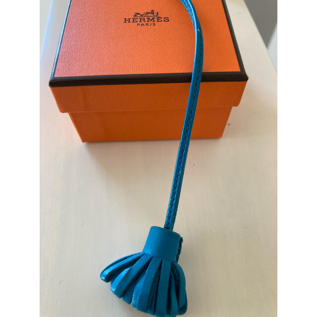 エルメス【HERMES】カルメンチータ 17cm ブルー系 かわいい♡ - チャーム