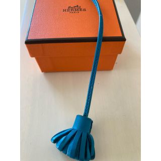 エルメス(Hermes)のエルメス【HERMES】カルメンチータ　17cm  ブルー系　かわいい♡(チャーム)