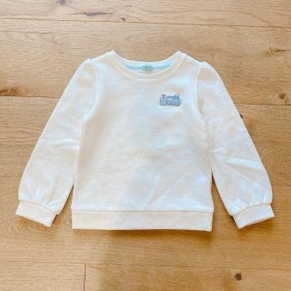 トッカ(TOCCA)の新品　トッカバンビーニ　トレーナー　トップス　白　ムカラ刺繍　110(Tシャツ/カットソー)