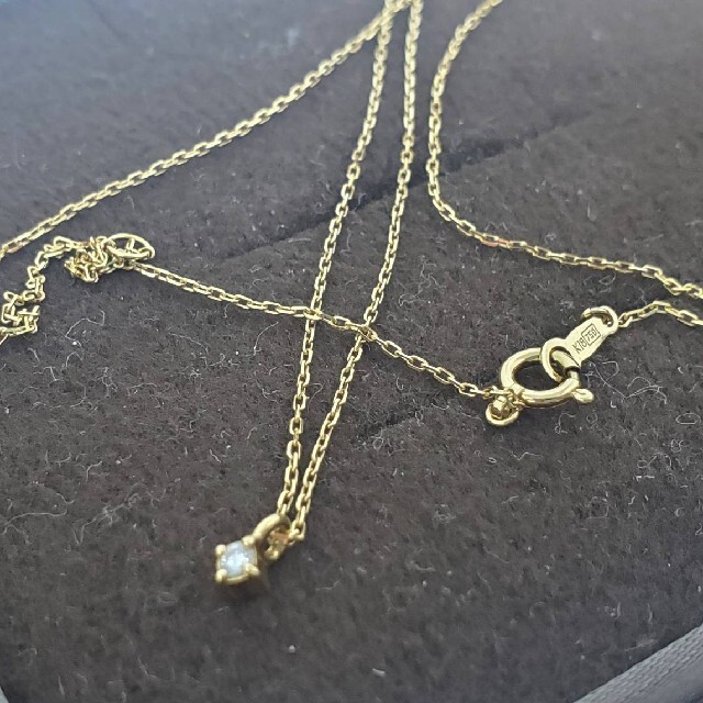 ete 18K ひと粒ダイヤモンドネックレス 【お取り寄せ】 8759円 www