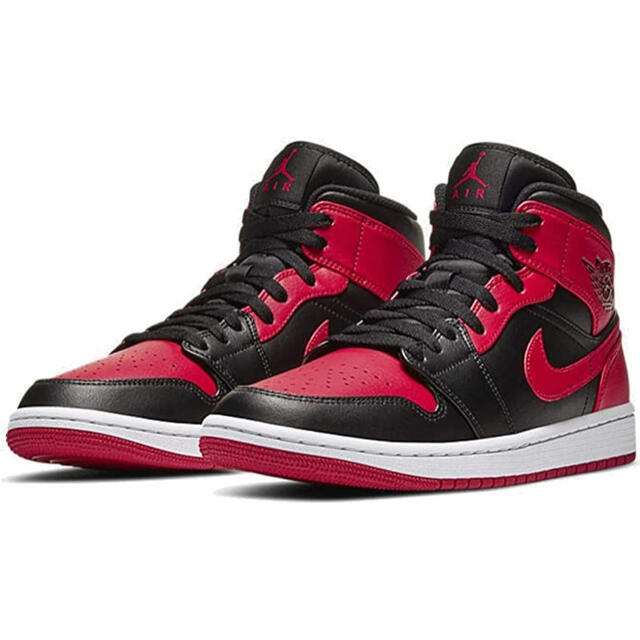 スニーカーNIKE AIR JORDAN 1 MID BRED