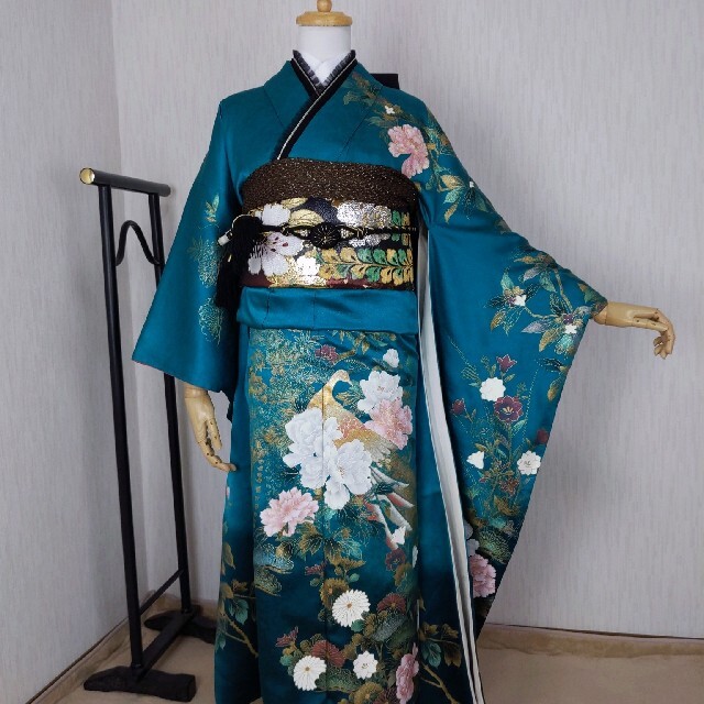 国内外の人気集結! ☆振袖☆セット☆羽毛ショール付☆逸品 振袖 - www