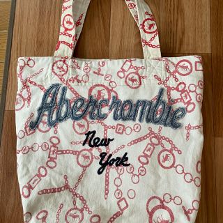 アバクロンビーアンドフィッチ(Abercrombie&Fitch)のアバクロ　帆布トートバッグ(トートバッグ)