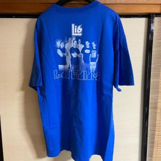 アートヴィンテージ(ART VINTAGE)のused tee LITHIUM Li6 Tシャツ　青　XL オーバーサイズ(Tシャツ/カットソー(半袖/袖なし))