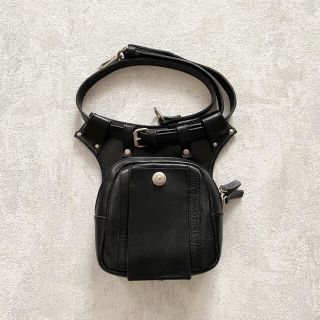 ジョンローレンスサリバン(JOHN LAWRENCE SULLIVAN)のLeather bag vintage 90s レザーバッグ　ヴィンテージ 古着(ショルダーバッグ)