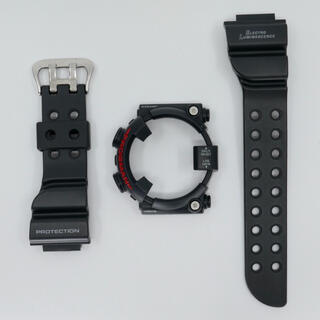ジーショック(G-SHOCK)の美品フロッグマンDW-8200-1Aダークグレー純正ベルト ベゼル ベルベゼ(腕時計(デジタル))