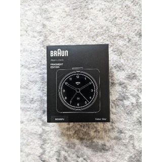 ブラウン(BRAUN)のBRAUN × Fragment Design BC02XGFU グレー(置時計)