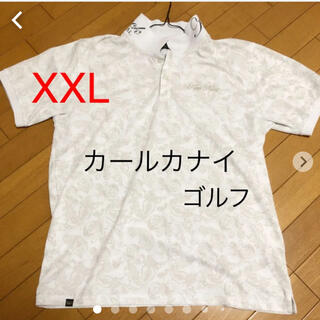 カールカナイ(Karl Kani)の美品　カールカナイゴルフ半袖ポロシャツ　XXL (ウエア)