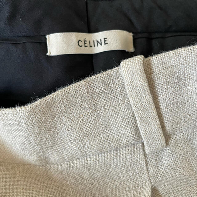 celine - セリーヌ リネン スラックスパンツ 34 CELINE 麻 フィービー の通販 by milla'sshop｜セリーヌならラクマ