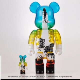 メディコムトイ(MEDICOM TOY)のSPACE SHUTTLE BE@RBRICK LAUNCH 100%&400%(フィギュア)