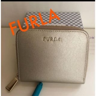 フルラ(Furla)のフルラ 折り財布　ゴールド　コインケース付き(財布)