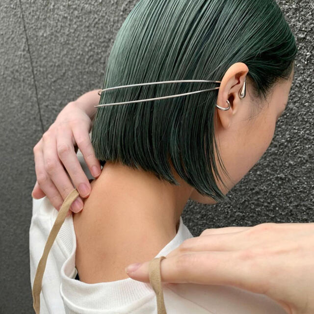 mame(マメ)のmurral × jurk コラボヘアアクセ　ゴールド ハンドメイドのアクセサリー(ヘアアクセサリー)の商品写真