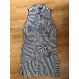 トミーヒルフィガー(TOMMY HILFIGER)のまこまこ様　シャツワンピース ノースリーブ M トミーヒルフィガー(その他)