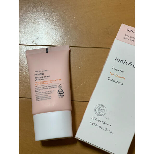 Innisfree(イニスフリー)のイニスフリー トーンアップ ノーセバム サンスクリーン コスメ/美容のボディケア(日焼け止め/サンオイル)の商品写真