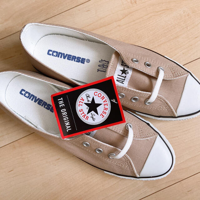 CONVERSE - 新品未使用 パンプス スニーカー ベージュ 24cmの通販 by ...