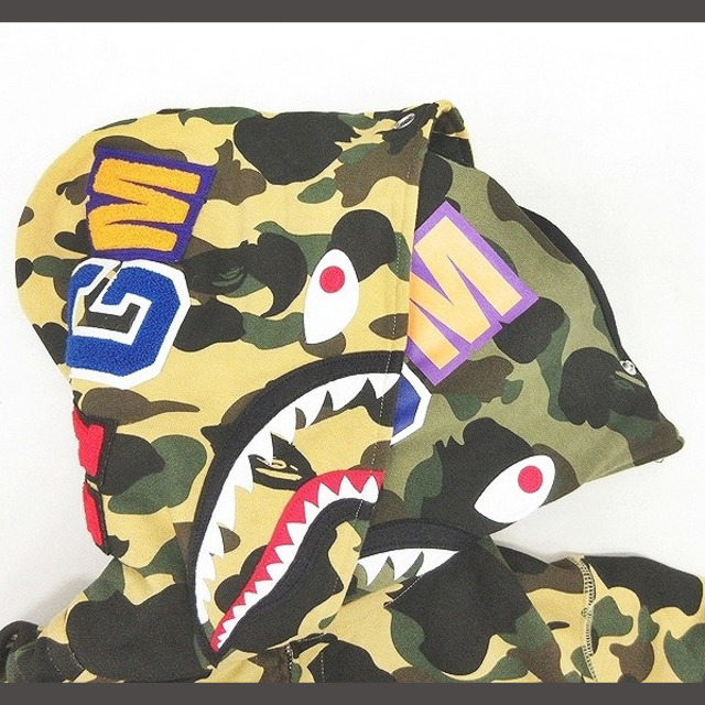 A BATHING APE   アベイシングエイプ ダブルフード シャーク パーカー