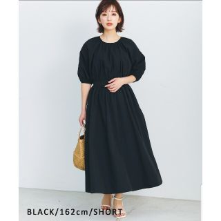 ザラ(ZARA)のBasement online バックリボンギャザー ワンピース(ロングワンピース/マキシワンピース)