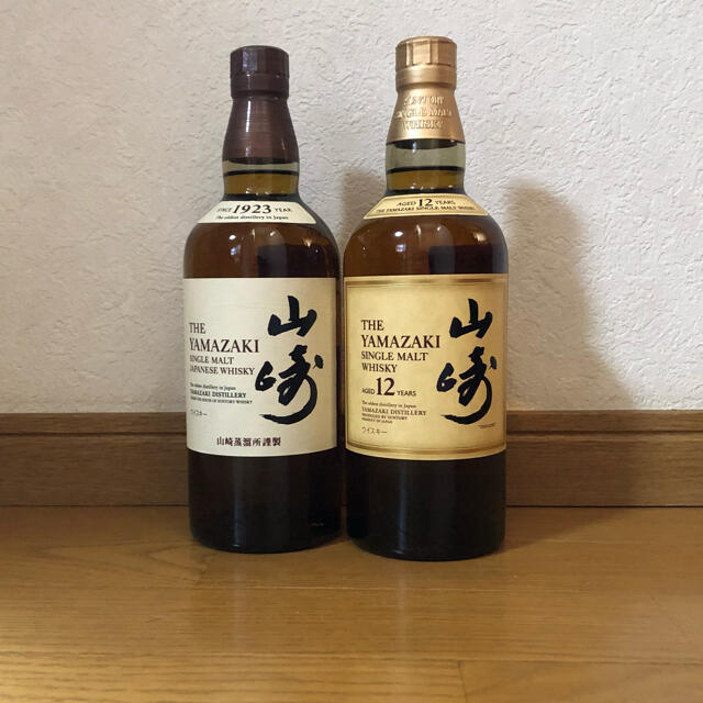 日本において販売 サントリーシングルモルト山崎12年・山崎1923 700ml