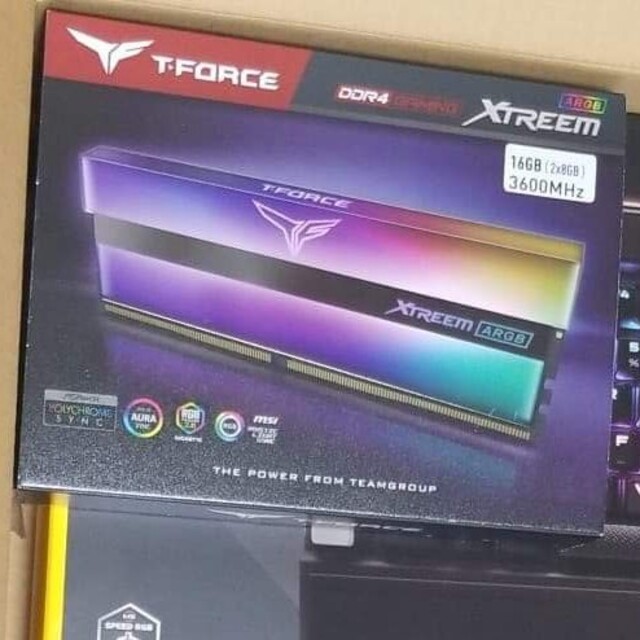 T-Force Xtreem 3600mhz　新品