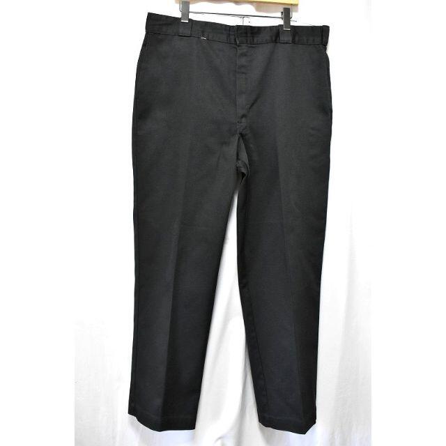 @美品 ディッキーズ Dickies ワークパンツd738 黒 ビックサイズ