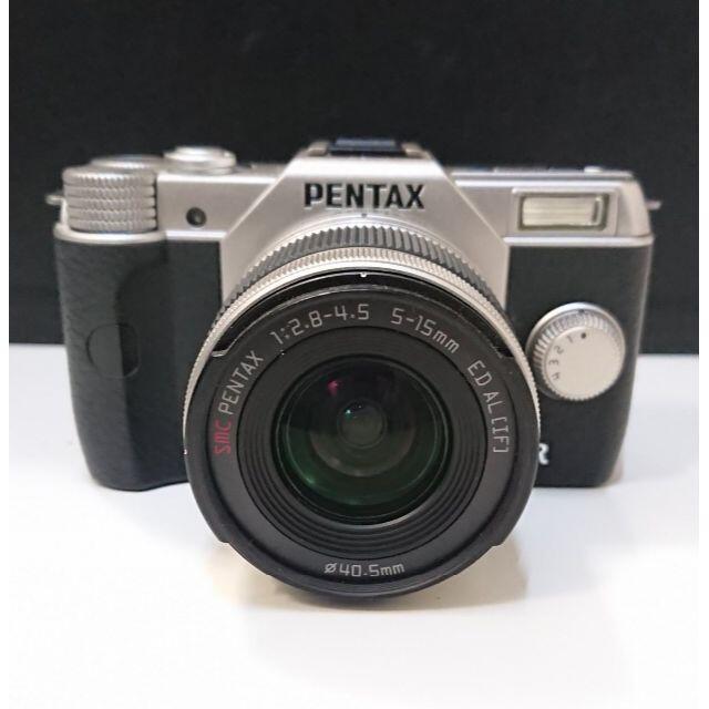 ☆専用PENTAX Q10 コンパクト ミラーレスデジタル一眼レフ180002秒レンズシャッター