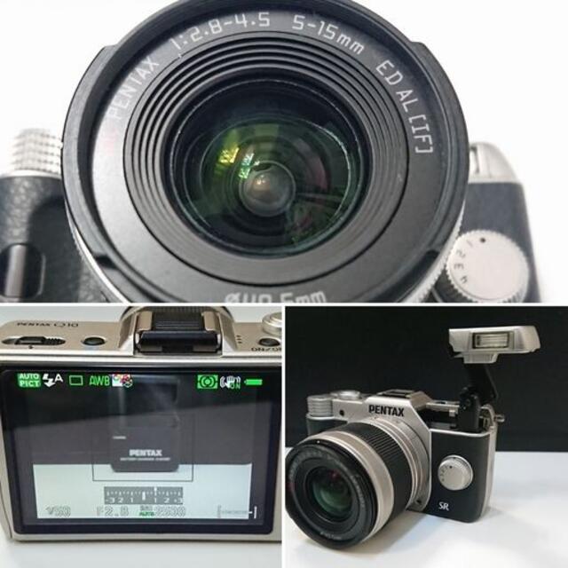 PENTAX(ペンタックス)の☆専用PENTAX Q10 コンパクト ミラーレスデジタル一眼レフ スマホ/家電/カメラのカメラ(ミラーレス一眼)の商品写真