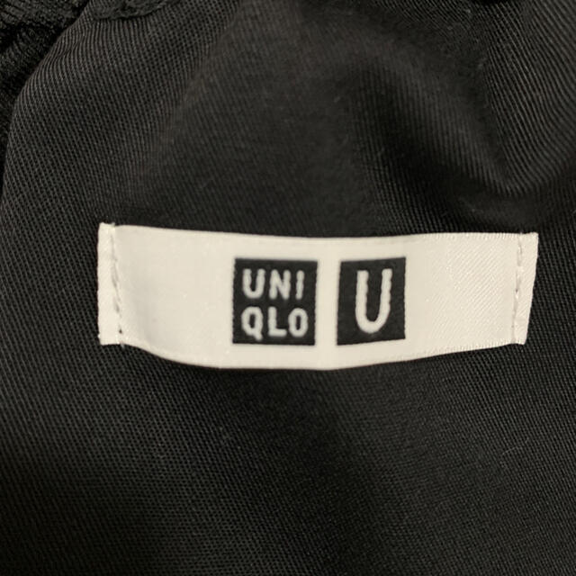 UNIQLO(ユニクロ)のUNIQLO U ワイドフィットテーパードパンツ カラーBLACK サイズM メンズのパンツ(スラックス)の商品写真