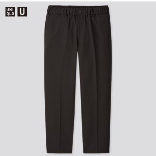 ユニクロ(UNIQLO)のUNIQLO U ワイドフィットテーパードパンツ カラーBLACK サイズM(スラックス)