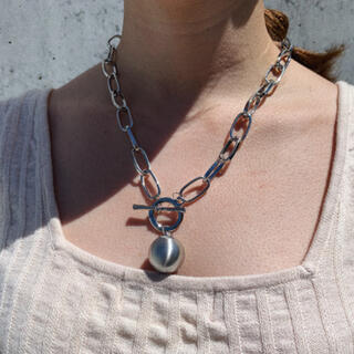 ドゥーズィエムクラス(DEUXIEME CLASSE)のMetal ball chain silver necklace No.384(ネックレス)