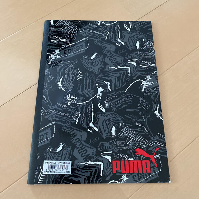 PUMA(プーマ)の新品　PUMA プーマ　連絡帳　れんらくちょう　ノート　2冊セット インテリア/住まい/日用品の文房具(ノート/メモ帳/ふせん)の商品写真