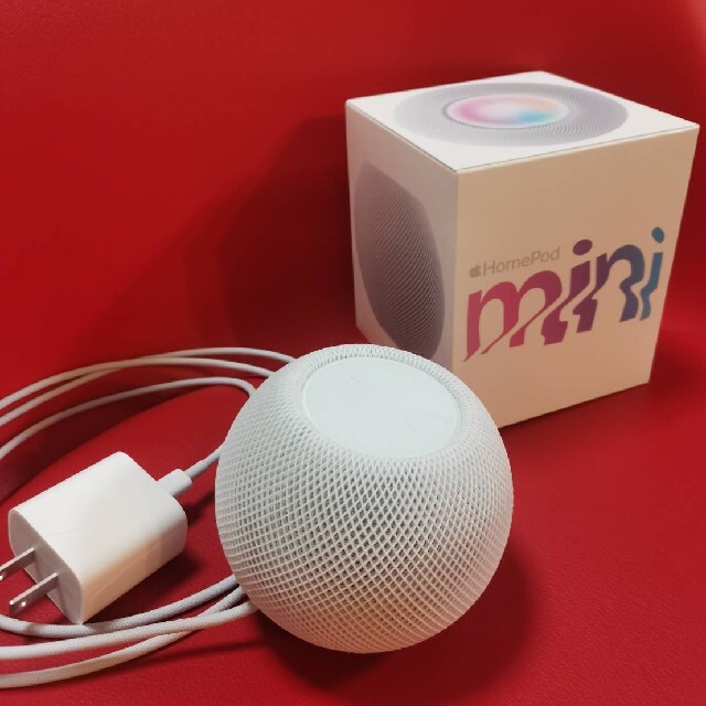 Apple Home Pod mini ホワイトオーディオ機器