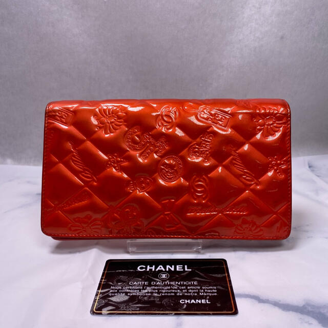 CHANEL(シャネル)のCHANEL✨アイコン　パテント　ロングウォレット レディースのファッション小物(財布)の商品写真