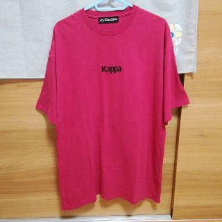 カッパ(Kappa)のkappa　赤色Ｔシャツ　メンズ　Ｌサイズ(Tシャツ/カットソー(半袖/袖なし))