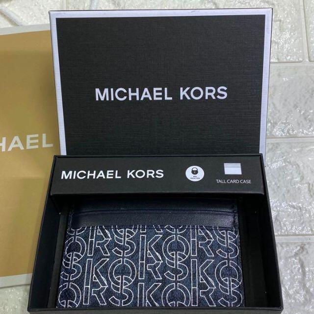 Michael Kors(マイケルコース)の【新品1】マイケルコース メンズ 39H9LGYD2J カードケース メンズのファッション小物(名刺入れ/定期入れ)の商品写真