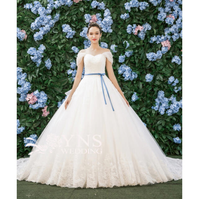 Yns Wedding ドレス・ボレロ、パニエセット レディースのフォーマル/ドレス(ウェディングドレス)の商品写真