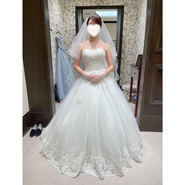 Yns Wedding ドレス・ボレロ、パニエセット