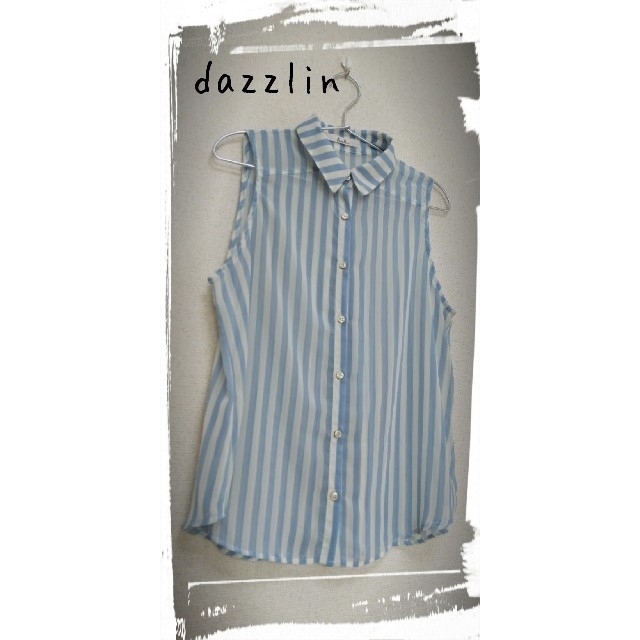 dazzlin(ダズリン)のdazzlin♡シアーシャツ ノースリー*° レディースのトップス(シャツ/ブラウス(半袖/袖なし))の商品写真