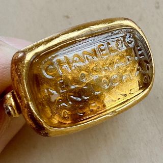 シャネル(CHANEL)のシャネル　CHANEL 鼈甲風　琥珀風　リング(リング(指輪))