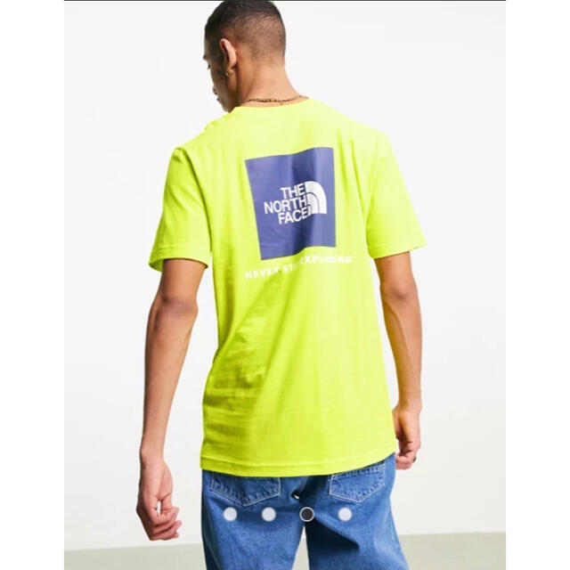 THE NORTH FACE(ザノースフェイス)のユニセックス 新品 ノースフェイス BOX Tシャツ イエロー 黄色 XL ~ メンズのトップス(Tシャツ/カットソー(半袖/袖なし))の商品写真