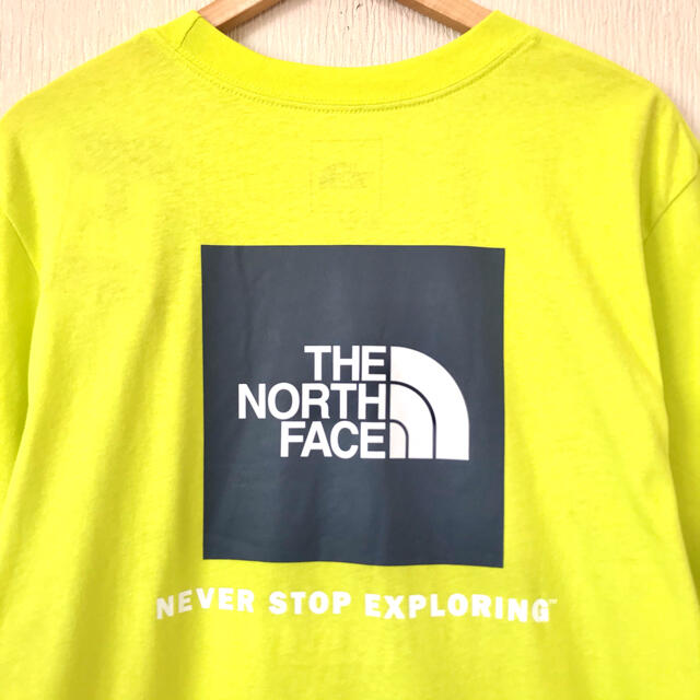 THE NORTH FACE(ザノースフェイス)のユニセックス 新品 ノースフェイス BOX Tシャツ イエロー 黄色 XL ~ メンズのトップス(Tシャツ/カットソー(半袖/袖なし))の商品写真